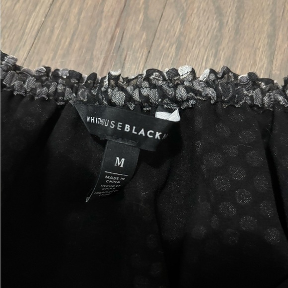 White House Black Market off the shoulder  blouse. Medium - Picture 3 of 6